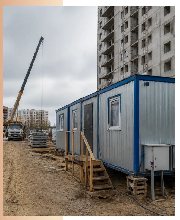Аренда строительных вагончиков для рабочих в Нижнеудинске